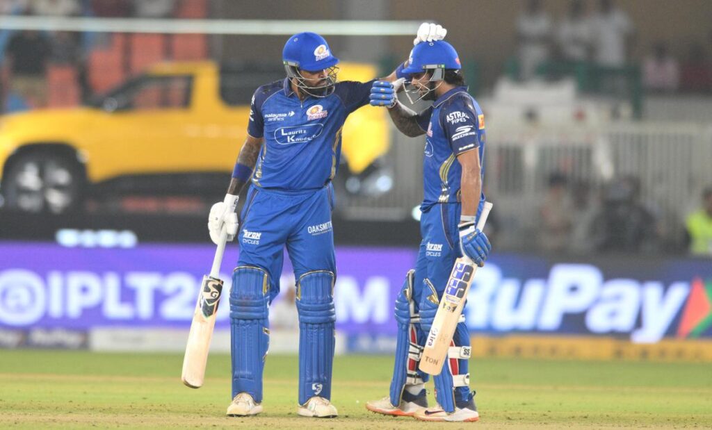 sunrisers hyderabad vs mumbai indians timeline