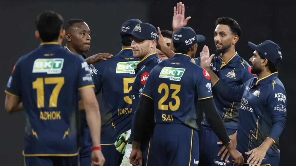 gujarat titans vs kolkata knight riders timeline