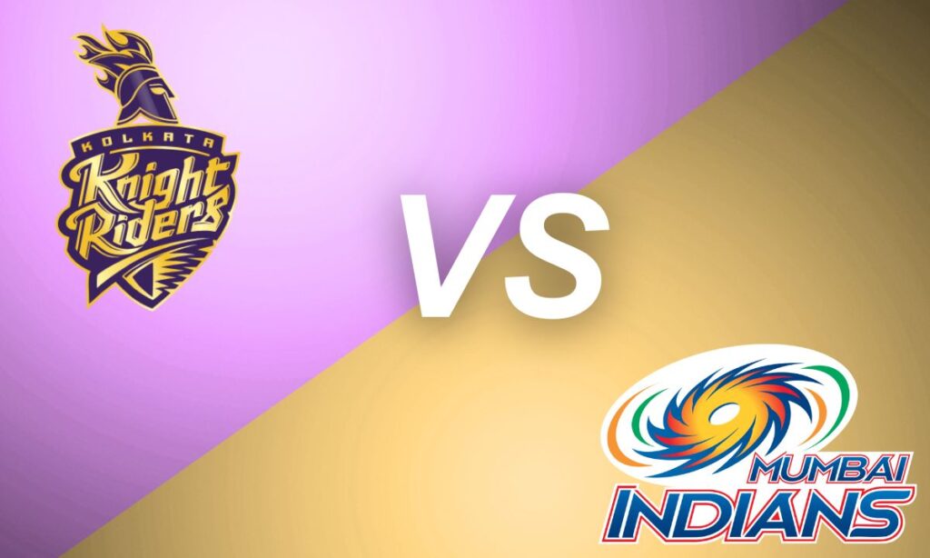 kolkata knight riders vs mumbai indians match scorecard